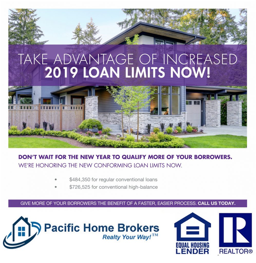 Take Advantage of The New Loan Limits Client Centered Brokerage